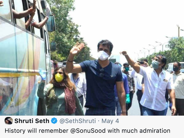 श्रुति सेठ ने की तारीफ