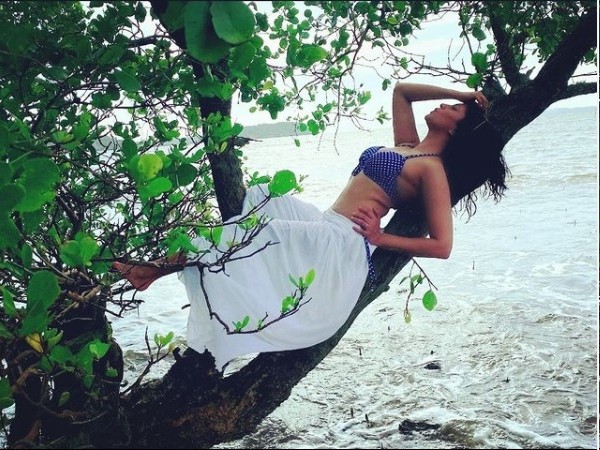 कविता कौशिक का प्रकृति से प्यार और फोटोशूट कविता कौशिक का प्रकृति से प्यार और फोटोशूट