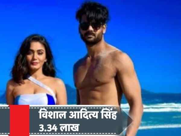 9: विशाल आदित्य सिंह - 3.34 लाख प्रति एपिसोड 9: विशाल आदित्य सिंह - 3.34 लाख प्रति एपिसोड