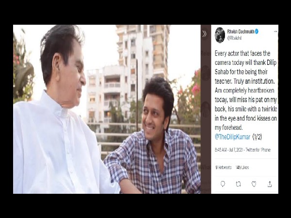 रितेश देशमुख ने शेयर की पुरानी फोटो