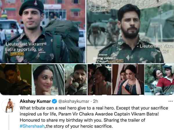 कैप्टन विक्रम बत्रा को अक्षय कुमार का सलाम