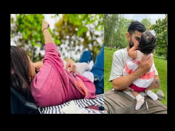 विराट कोहली और अनुष्का शर्मा की गोदी में वामिका की पहली झलक