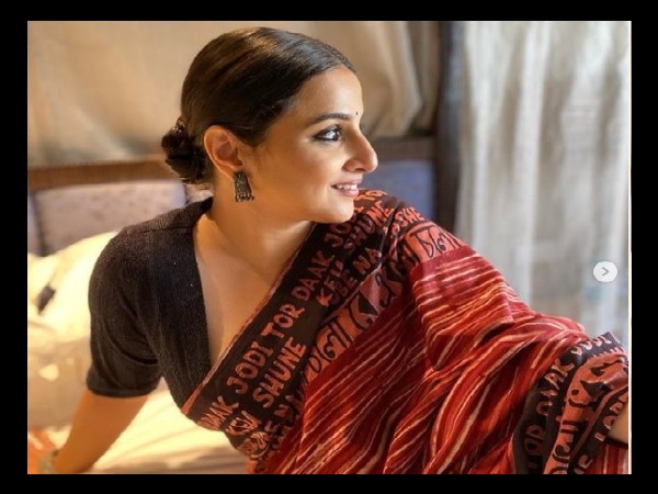 साड़ी में विद्या बालन का फोटोशूट