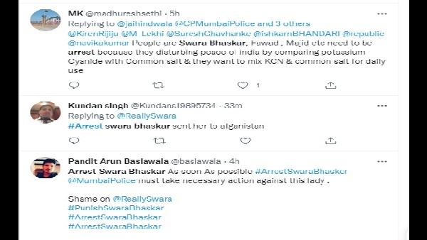 यूजर्स ने बोला गिरफ्तार करो