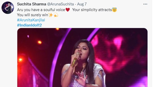 इंडियन आइडल 12 विनर: अरुणिता कांजीलाल के फैंस के बीच उत्साह इंडियन आइडल 12 विनर: अरुणिता कांजीलाल के फैंस के बीच उत्साह