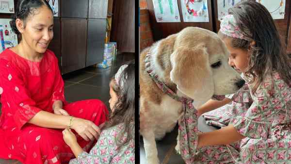 Pet को भी बांधी राखी