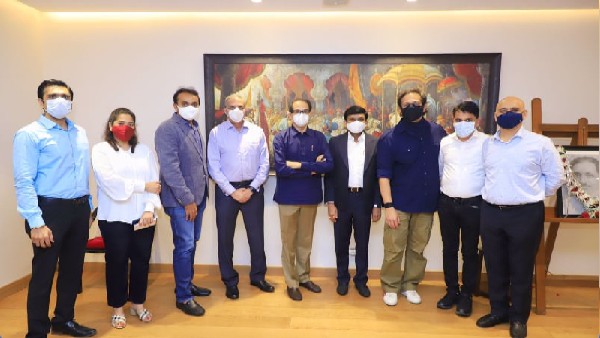 रोहित शेट्टी और सीएम उद्धव ठाकरे की मुलाकात