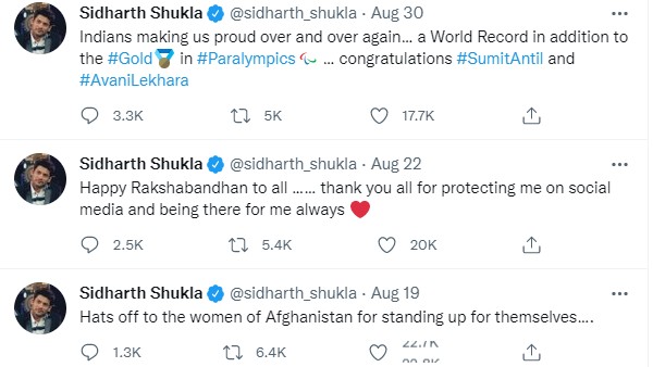 सिद्धार्थ शुक्ला का ट्विटर पर आखिरी पोस्ट