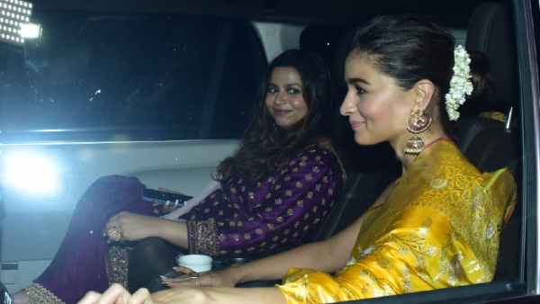 बहन शाहीन के साथ पहुंची