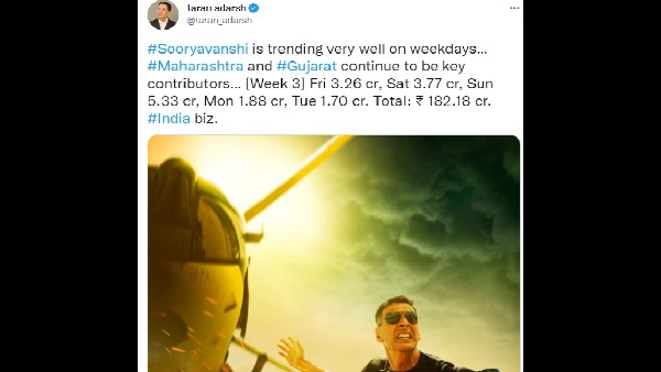 सूर्यवंशी बॉक्स ऑफिस