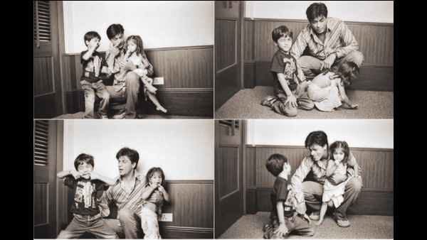 आर्यन की घर वापसी पर शेयर की तस्वीरें