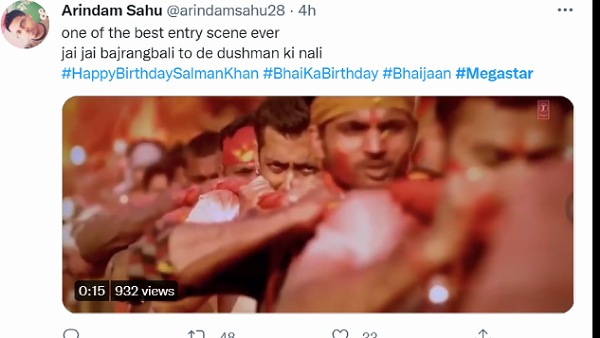 सलमान खान की तारीफ