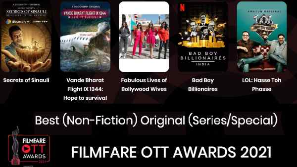 बेस्ट नॉन फिक्शन सीरीज़/ स्पेशल शो