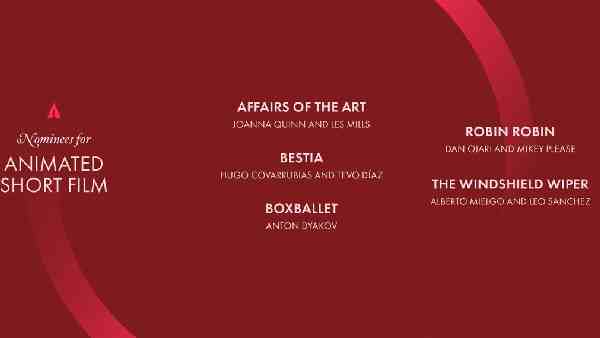 बेस्ट एनिमेशन शॉर्ट फिल्म