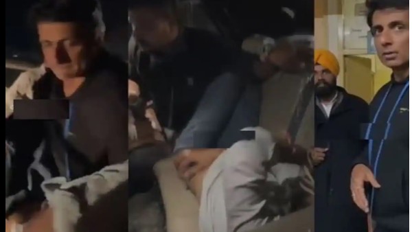 दोनों गाड़ी का शीशा तोड़ कर 