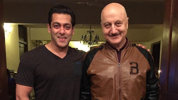 Anupam Kher , Salman Khan Anupam Kher , Salman Khan