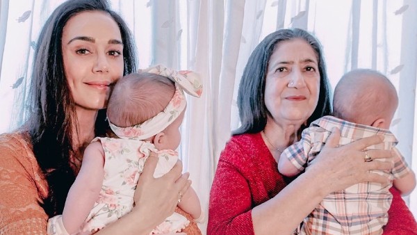 प्रीती ज़िंटा का पहला मदर्स डे