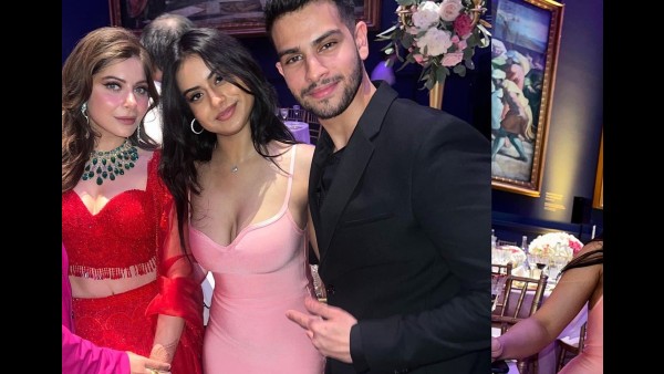 कनिका कपूर के रिसेप्शन में न्यासा कनिका कपूर के रिसेप्शन में न्यासा