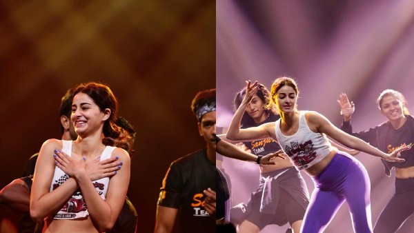 रिहर्सल करती दिखीं अनन्या