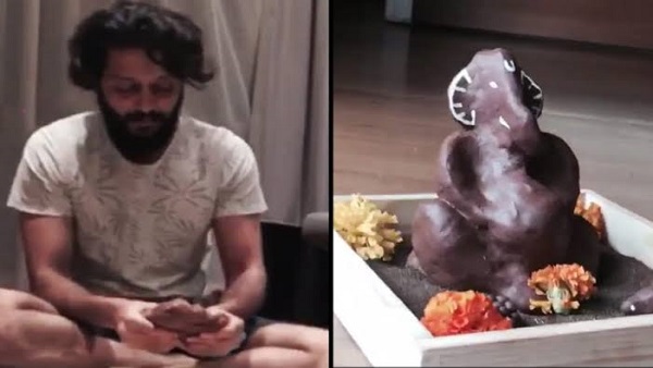 अपने हाथों से बनायी मूर्तियों से रितेश देशमुख करते हैं बप्पा की आराधना