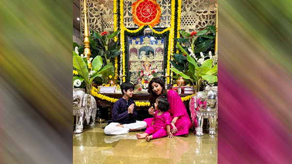 हर साल बाप्पा का स्वागत करती हैं शिल्पा