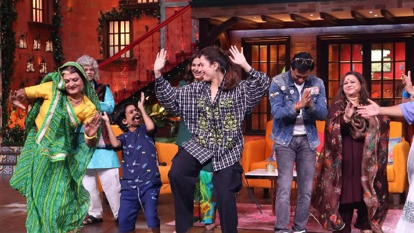 'बबली बाउंसर' की कास्ट सेट पर छाई