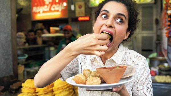 कंगना को अच्छे लगते हैं गोलगप्पे : 