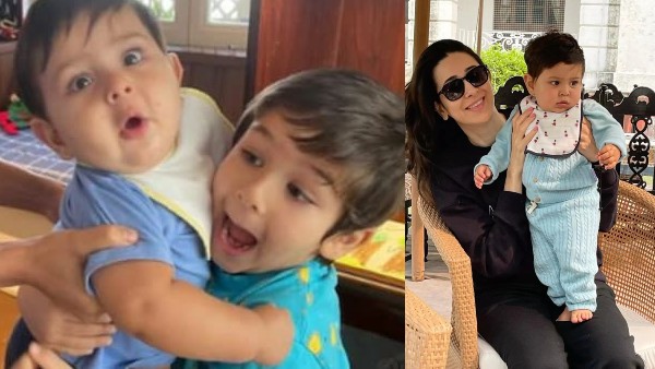 तैमूर भईया के साथ मस्ती