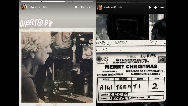कैटरीना कैफ कई बड़े प्रोजेक्ट्स के लिए काम कर रही हैं। उन्होंने श्रीराम राघवन के निर्देशन में बन रही फिल्म मेरी क्रिसमस की भी शूटिंग शुरू कर दी है। इस फिल्म में कैटरीना कैफ के अलावा साउथ फिल्म इंडस्ट्री के सुपरस्टार विजय सेतुपति भी मुख्य किरदार निभा रहे हैं। कैटरीना कैफ ने फिल्म के सेट पर की कई तस्वीरें सोशल मीडिया पर शेयर की है। उन्होंने विजय सेतुपति की भी एक खास तस्वीर शेयर की है। इस तस्वीर में विजय सेतुपति पोज देते नजर आ रहे हैं। विजय सेतुपति की तस्वीर पर उन्होंने कैप्शन में लिखा है- यह मैंने ली है। कैटरीना की खींची तस्वीर में एक क्लैपबोर्ड नजर आ रहा है, जिस पर ‘मेरी क्रिसमस’ लिखा हुआ है। कैटरीना कैफ ने तस्वीर पर लिखा है, ‘वर्क, वर्क, वर्क। उन्होंने साथ ही श्रीराम राघवन की भी तस्वीर शेयर की है। वह कैमरे में देखते दिखाई दे रहे हैं। कैटरीना कैफ की ये तस्वीरें सोशल मीडिया पर धड़ल्ले से वायरल हो रही हैं। आपको बता दें कि श्रीराम राघवन ने इस फिल्म की घोषणा पिछले साल क्रिसमस के मौके पर की थी। इस फिल्म में पहली बार कैटरीना कैफ और विजय सेतुपति साथ नजर आएंगे। फिल्म को इसी साल 23 सितंबर को रिलीज किया जाएगा। बिग बजट फिल्मों में नजर आएंगी कैटरीना कैफ की झोली बड़े बैनर और बजट की फिल्मों से भरी हुई है। मेरी क्रिसमस के अलावा कैटरीना कैफ के हॉरर कॉमेडी फिल्म फोन भूत में सिद्धांत चतुर्वेदी और ईशान खट्टर के साथ दिखाई देंगी। यह फिल्म 4 नवंबर, 2022 को रिलीज होगी। इसके अलावा सलमान खान के साथ उनकी एक्शन थ्रिलर फिल्म टाइगर 3 आ रही है, जो 23 अप्रैल, 2023 को रिलीज होगी। कैटरीना कैफ कई बड़े प्रोजेक्ट्स के लिए काम कर रही हैं। उन्होंने श्रीराम राघवन के निर्देशन में बन रही फिल्म मेरी क्रिसमस की भी शूटिंग शुरू कर दी है। इस फिल्म में कैटरीना कैफ के अलावा साउथ फिल्म इंडस्ट्री के सुपरस्टार विजय सेतुपति भी मुख्य किरदार निभा रहे हैं। कैटरीना कैफ ने फिल्म के सेट पर की कई तस्वीरें सोशल मीडिया पर शेयर की है। उन्होंने विजय सेतुपति की भी एक खास तस्वीर शेयर की है। इस तस्वीर में विजय सेतुपति पोज देते नजर आ रहे हैं। विजय सेतुपति की तस्वीर पर उन्होंने कैप्शन में लिखा है- यह मैंने ली है। कैटरीना की खींची तस्वीर में एक क्लैपबोर्ड नजर आ रहा है, जिस पर ‘मेरी क्रिसमस’ लिखा हुआ है। कैटरीना कैफ ने तस्वीर पर लिखा है, ‘वर्क, वर्क, वर्क। उन्होंने साथ ही श्रीराम राघवन की भी तस्वीर शेयर की है। वह कैमरे में देखते दिखाई दे रहे हैं। कैटरीना कैफ की ये तस्वीरें सोशल मीडिया पर धड़ल्ले से वायरल हो रही हैं। आपको बता दें कि श्रीराम राघवन ने इस फिल्म की घोषणा पिछले साल क्रिसमस के मौके पर की थी। इस फिल्म में पहली बार कैटरीना कैफ और विजय सेतुपति साथ नजर आएंगे। फिल्म को इसी साल 23 सितंबर को रिलीज किया जाएगा। बिग बजट फिल्मों में नजर आएंगी कैटरीना कैफ की झोली बड़े बैनर और बजट की फिल्मों से भरी हुई है। मेरी क्रिसमस के अलावा कैटरीना कैफ के हॉरर कॉमेडी फिल्म फोन भूत में सिद्धांत चतुर्वेदी और ईशान खट्टर के साथ दिखाई देंगी। यह फिल्म 4 नवंबर, 2022 को रिलीज होगी। इसके अलावा सलमान खान के साथ उनकी एक्शन थ्रिलर फिल्म टाइगर 3 आ रही है, जो 23 अप्रैल, 2023 को रिलीज होगी।