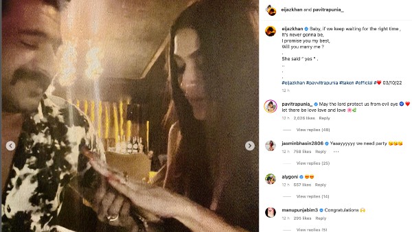 bigg-boss-couple-pavitra-punia-blushes-as-eijaaz-khan-asks-her-will-you-marry-me-with-a-diamond-ring bigg-boss-couple-pavitra-punia-blushes-as-eijaaz-khan-asks-her-will-you-marry-me-with-a-diamond-ring