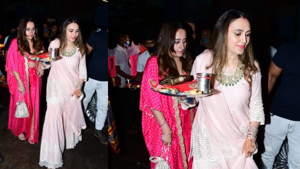 जेठानी के साथ पहुंची