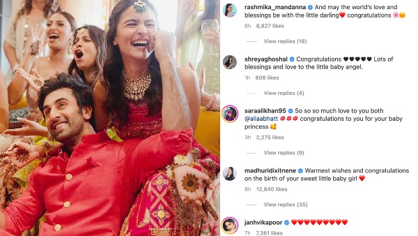 आलिया की फैन सारा - जान्हवी ने दी बधाई