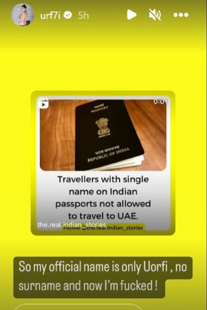 urfi javed instagram
