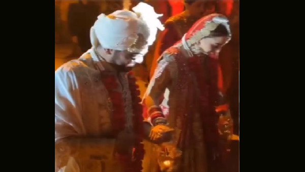 हंसिका मोटवानी और सोहेल कथूरिया 