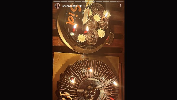 शहनाज ने काटा सिद्धार्थ का बर्थडे केक