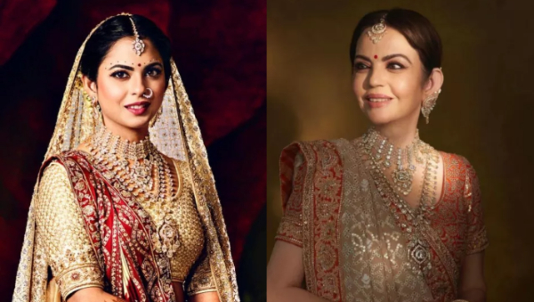 ईशा की शादी के गहने