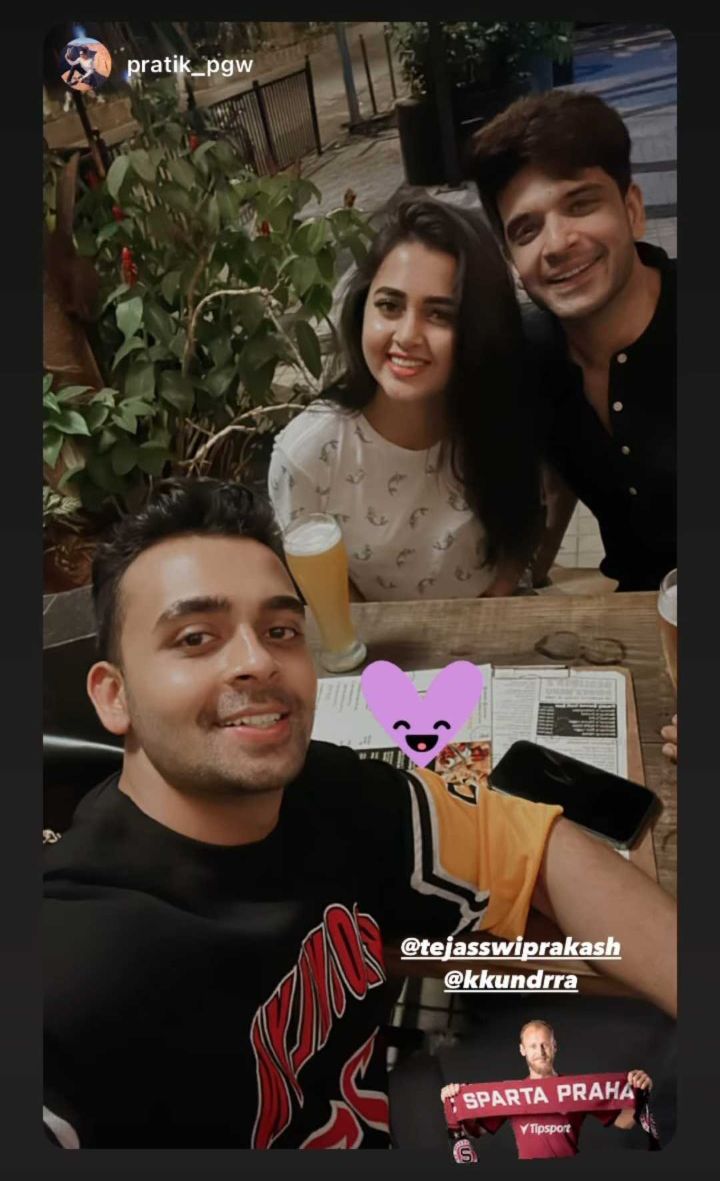 Karan Kundrra With Tejasswi Prakash Brother