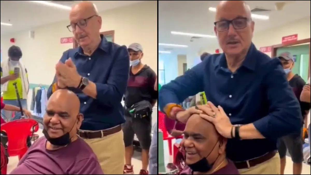 अनुपम खेर को इस दौरान बिलखते भी देखा गया