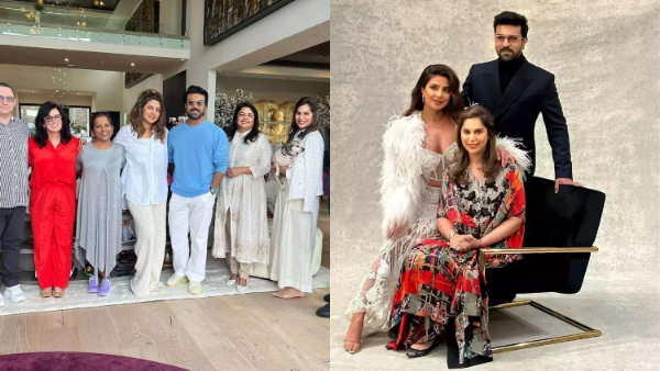 प्रियंका चोपड़ा ने विदेश में राम चरण के लिए होस्ट की पार्टी