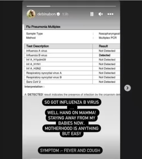 Debina Bonnerjee shared Social Media Debina Bonnerjee shared Social Media