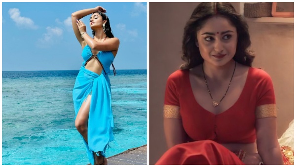 मालदीव पहुंचते ही आश्रम की बबीता हो गईं बोल्ड, बदन छिपाने के लिए लिया ट्रांसपैरेंट कपड़े का सहारा