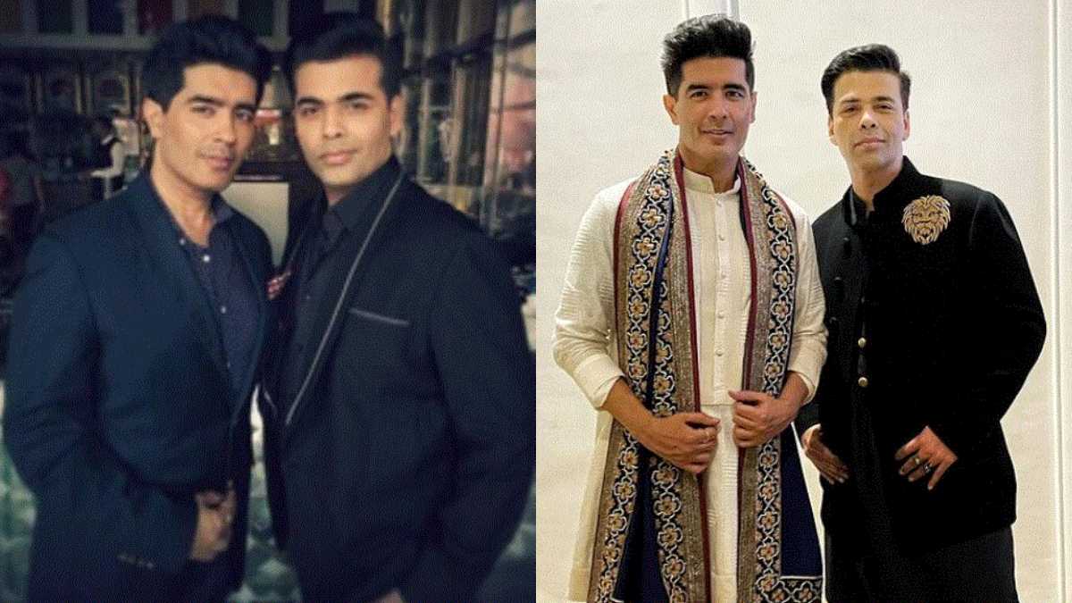 manish malhota, karan johar manish malhota, karan johar