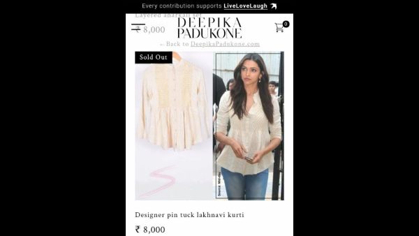 deepika padukone kurta