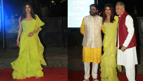 Priyanka Chopra at Parineeti Chopra- Raghav Chadha engagement Priyanka Chopra at Parineeti Chopra- Raghav Chadha engagement