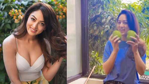 संदीपा धर ने फिर जिया बचपन, पेड़ों से तोड़े आम