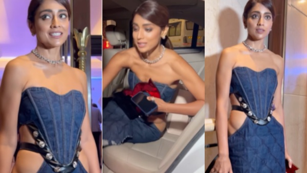 Shriya Saran Bold Outfit