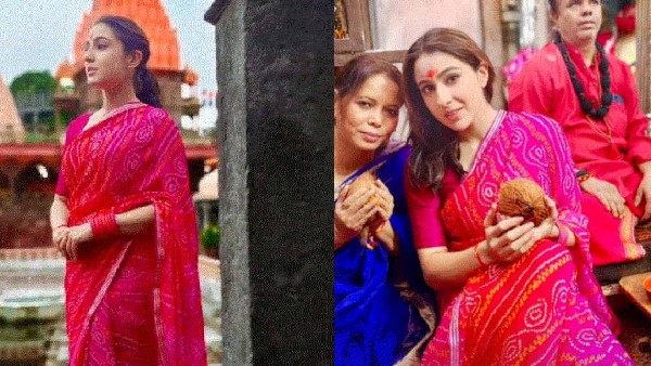 सारा अली खान ने उज्जैन महाकाल मंदिर में फिर की पूजा
