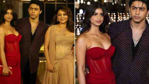 suhana-khan-slays-in-red-corset-gown-posts-a-picture-cropping-aryan-khan-ananya-shayana-reacts