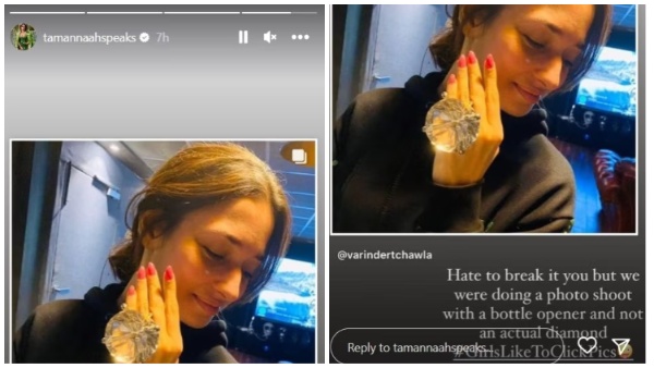 दुनिया की पांचवी सबसे महंगी हीरे की अंगूठी को लेकर तमन्ना भाटिया ने बताया सच