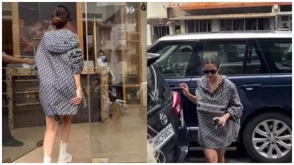 Malaika Arora oversized hoodie Malaika Arora oversized hoodie